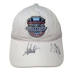 Indianapolis 500 Centennial Era Slideback Baseball Cap White One Size Izod